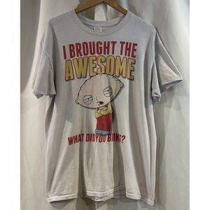 Family Guy Stewie Graphic T-Shirt‎ Funny Size Large 2013 Faded